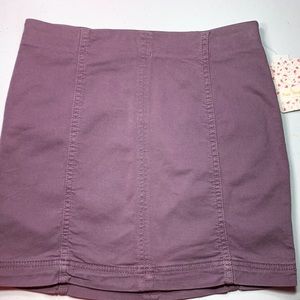 NWT Free People  Mulberry Mini Skirt